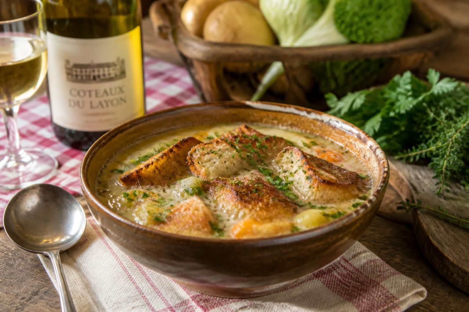 découvrez une délicieuse recette traditionnelle de la soupe angevine, riche en saveurs et parfaite pour réchauffer vos repas.