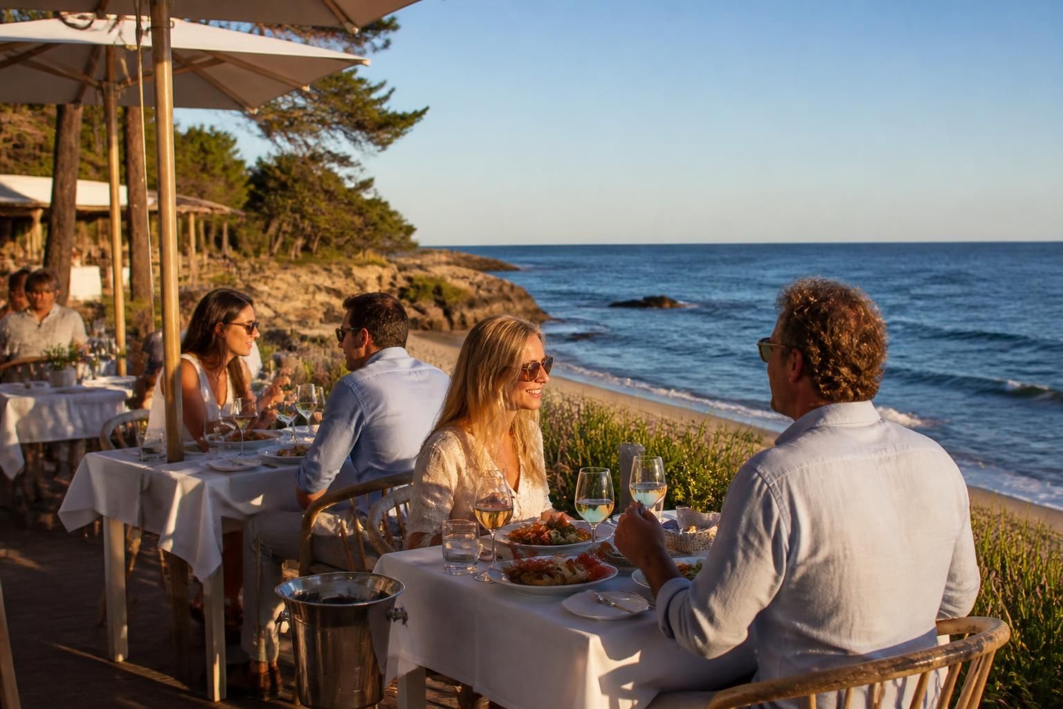découvrez notre sélection des meilleurs restaurants sur la côte atlantique pour savourer des repas délicieux avec une vue imprenable sur la mer.