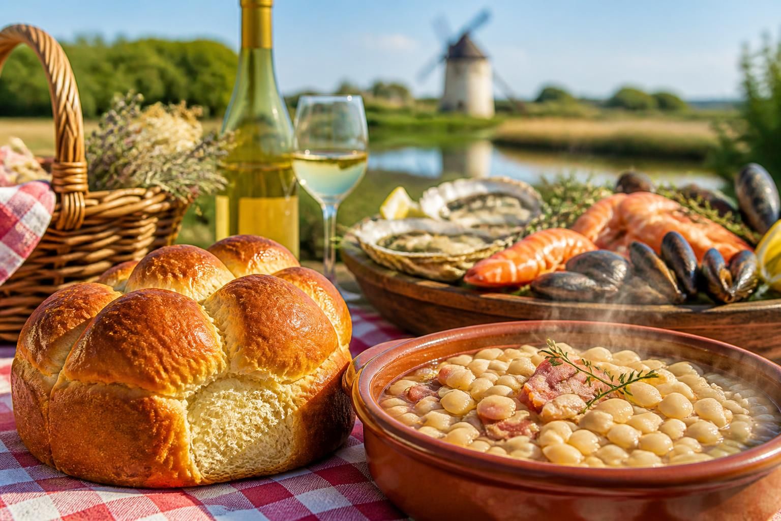 découvrez les spécialités culinaires de vendée : savourez la brioche, les mogettes, les fruits de mer frais, et plongez dans les traditions gourmandes de cette région riche en saveurs.