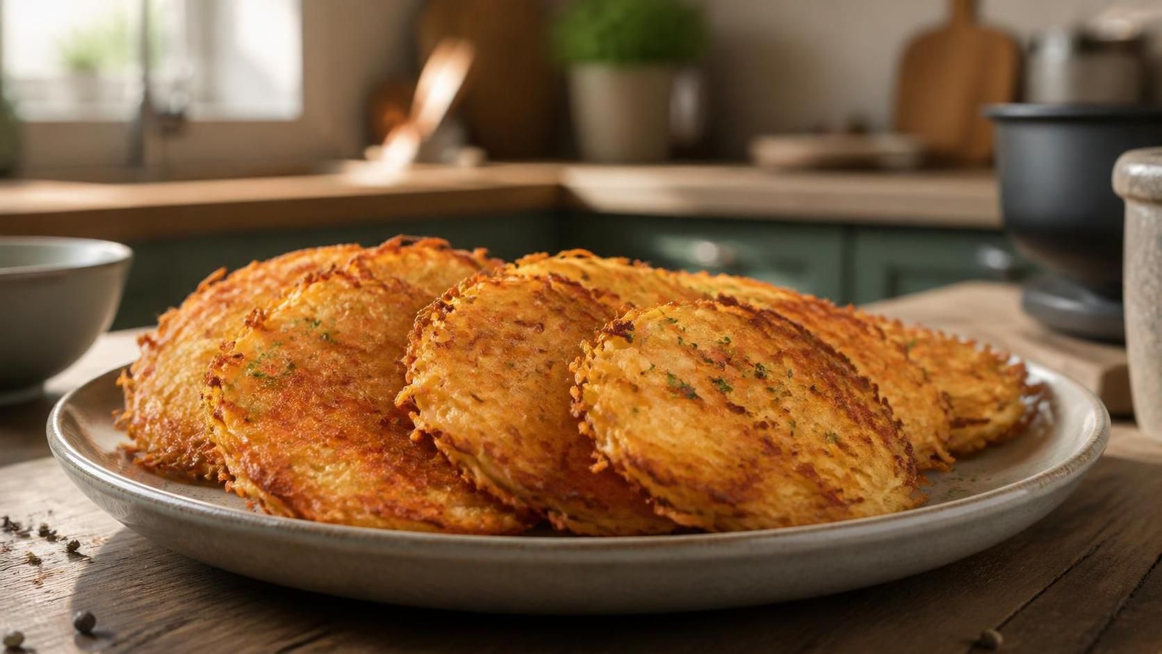 découvrez une délicieuse recette de galettes aux pommes de terre râpées, croustillantes et savoureuses, parfaites pour un repas simple et gourmand.
