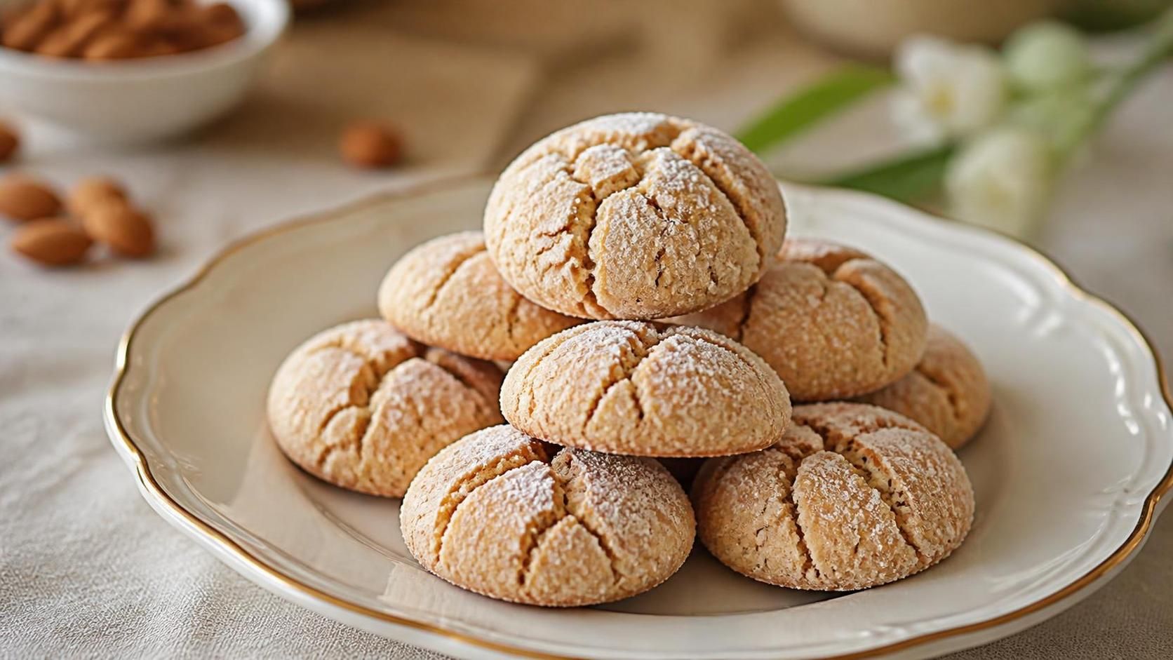 découvrez la recette authentique des amaretti, ces délicieux biscuits italiens aux amandes, à la fois croquants et moelleux, parfaits pour toutes vos envies gourmandes.
