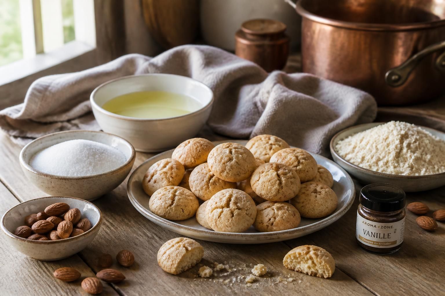 découvrez la recette authentique des amaretti, les délicieux biscuits italiens aux amandes, parfaits pour une gourmandise maison pleine de saveurs traditionnelles.