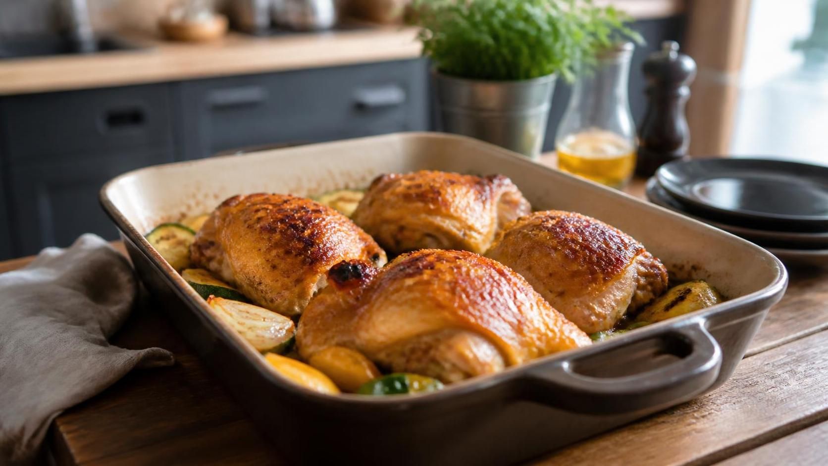 découvrez notre guide pratique pour maîtriser la cuisson parfaite des cuisses de poulet au four et savourez un plat tendre et délicieux à chaque recette.