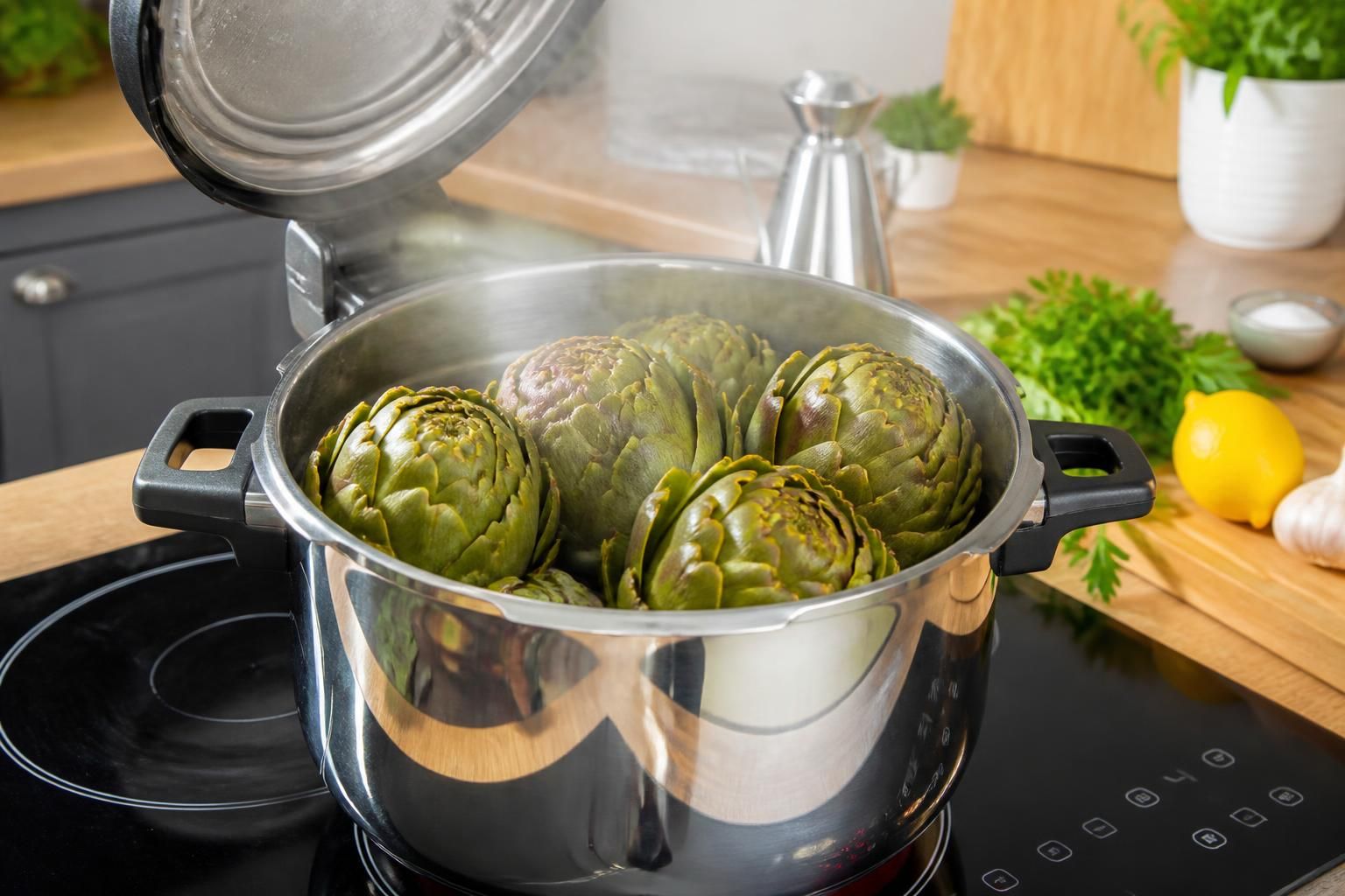découvrez combien de temps cuire des artichauts à la cocotte-minute avec notre guide rapide pour des légumes parfaitement cuits et savoureux.