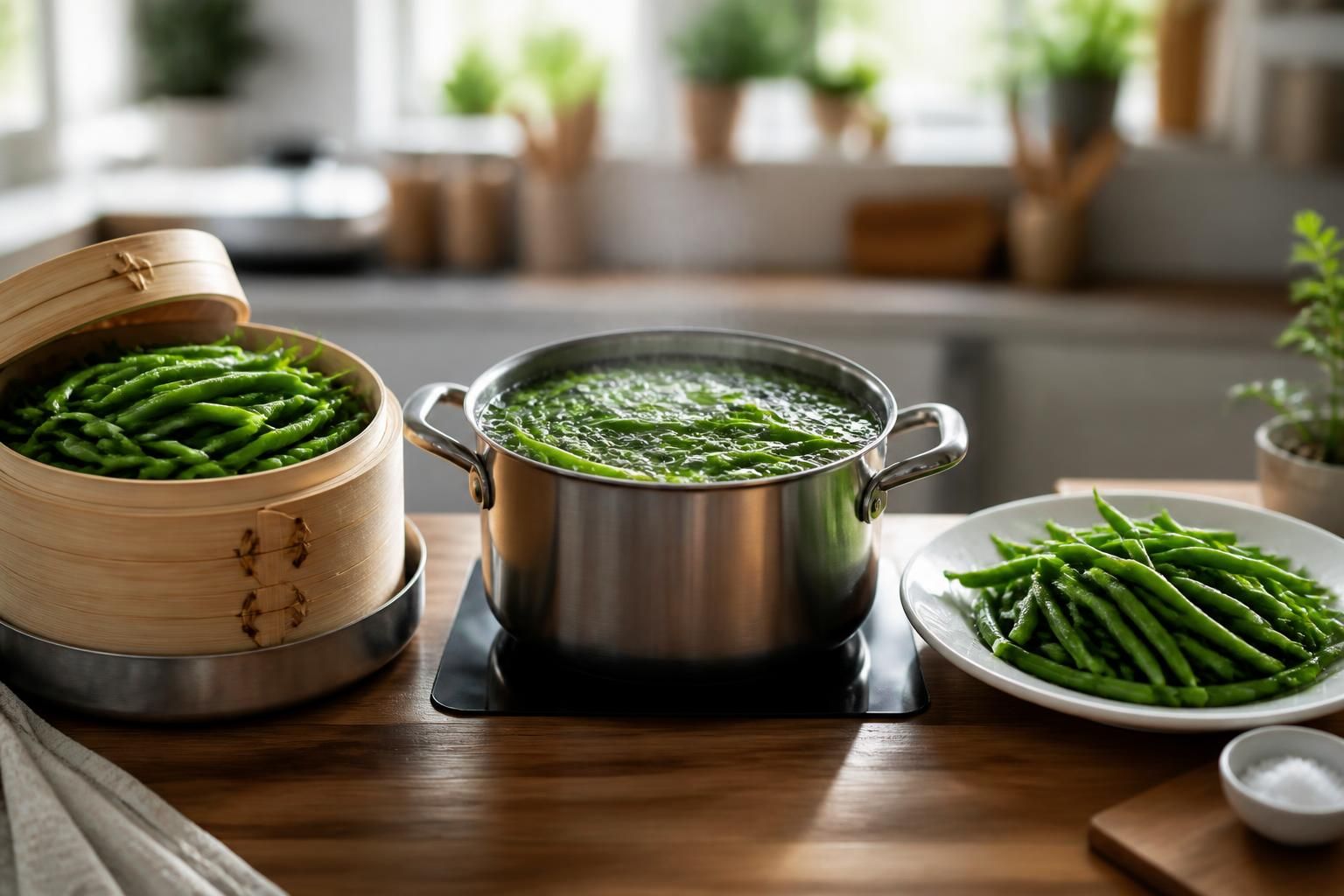 découvrez le temps de cuisson idéal des haricots verts pour obtenir une texture parfaite, tendre et croquante, à chaque préparation.