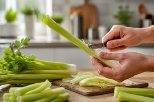 Comment bien éplucher les branches de céleri : astuces et techniques