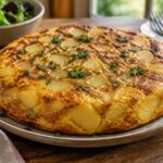 découvrez une délicieuse omelette aux pommes de terre, un classique réconfortant, facile à préparer et idéal pour un repas convivial.