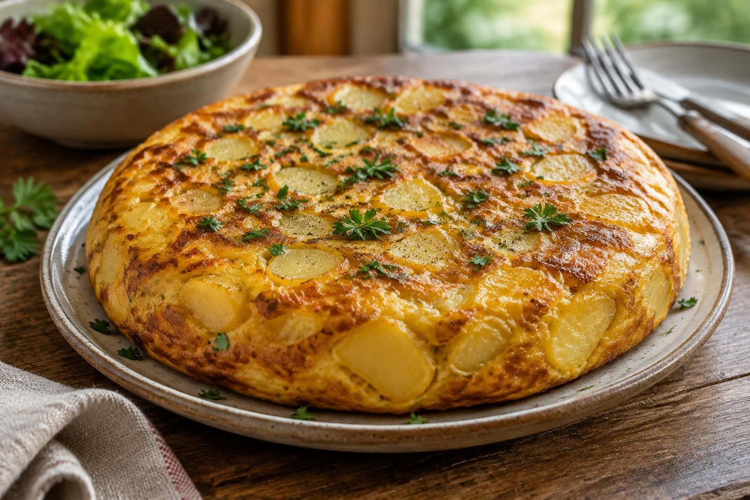 découvrez une délicieuse omelette aux pommes de terre, un classique réconfortant, facile à préparer et idéal pour un repas convivial.
