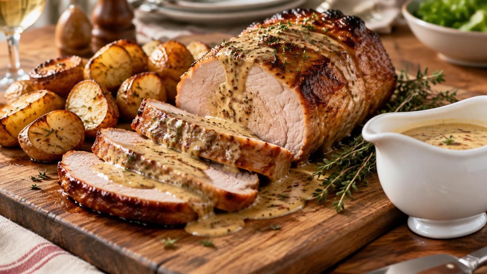 découvrez une délicieuse sauce maison, facile à préparer, pour accompagner et sublimer votre rôti de porc.