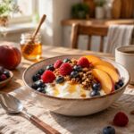 commencez la journée en douceur avec un petit déjeuner au fromage blanc, gourmand, équilibré et facile à préparer.