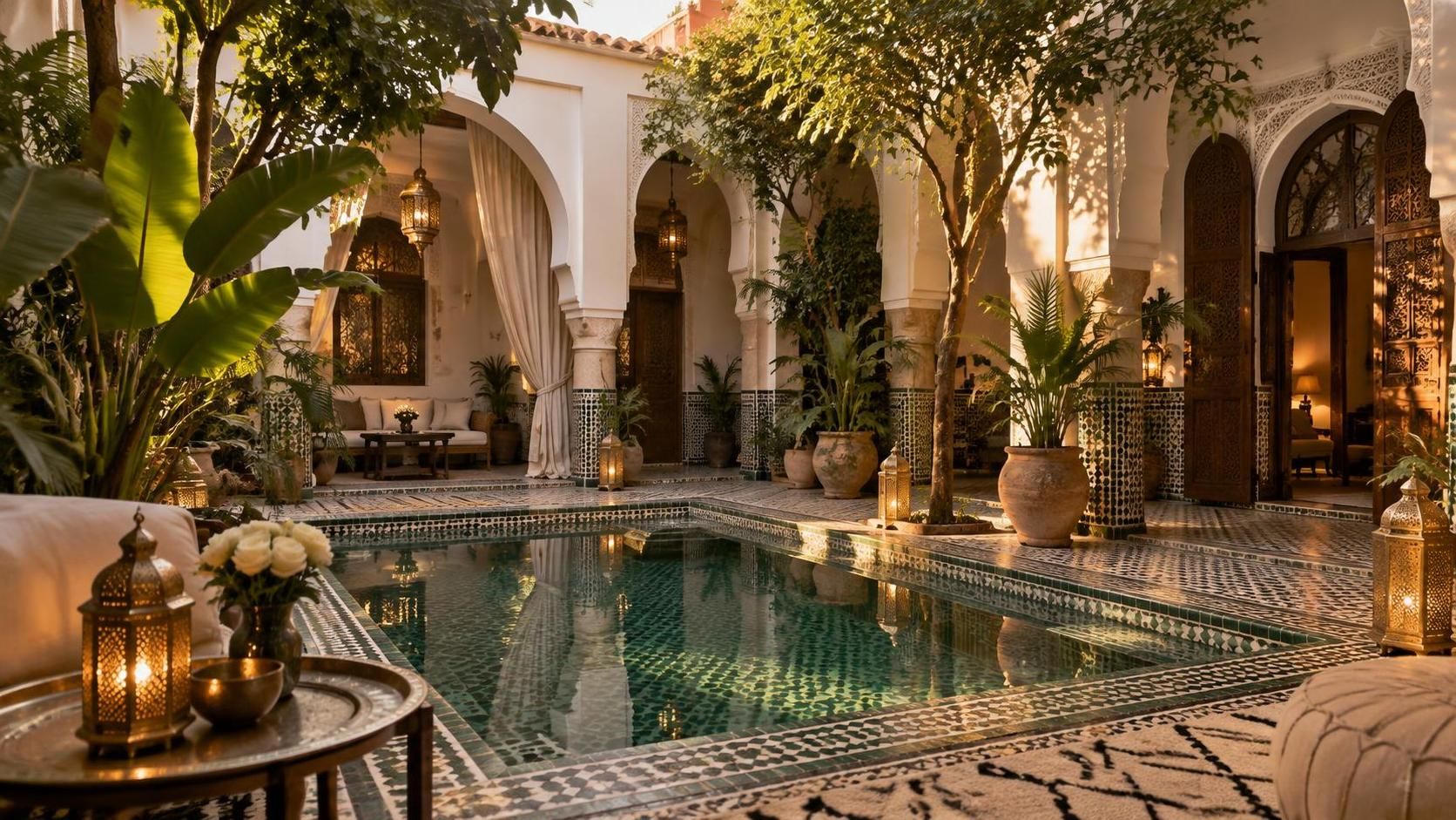 découvrez le maroc dans toute sa splendeur : palais somptueux, riads raffinés et expériences exclusives pour une escapade royale inoubliable.