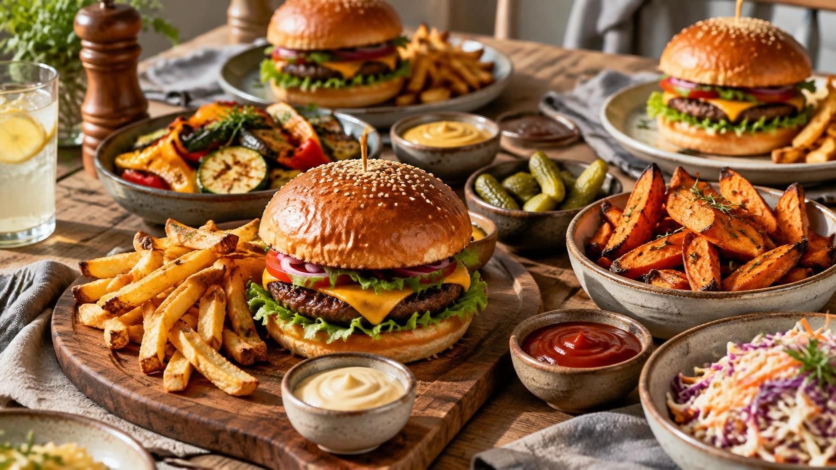 découvrez des accompagnements incontournables et originaux pour sublimer votre burger : frites croustillantes, salades fraîches et idées gourmandes.